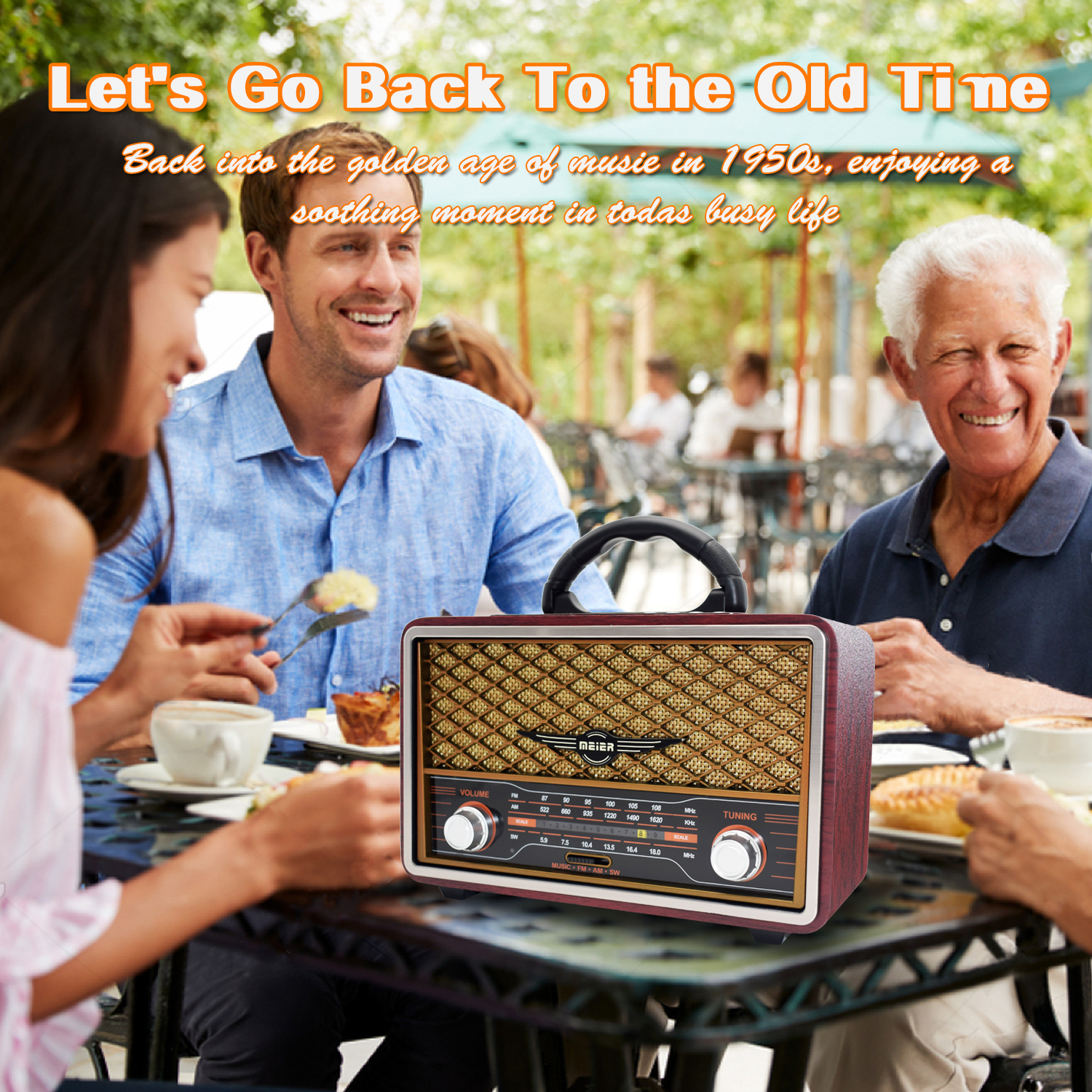 Apple Music Audio Quality - High Quality Wooden Retro Portable Radio