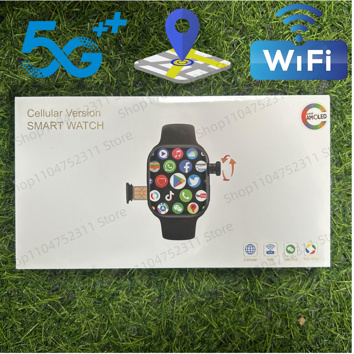 Audio Music Light - CD99 watch X 5G smartwatch 2.29inch