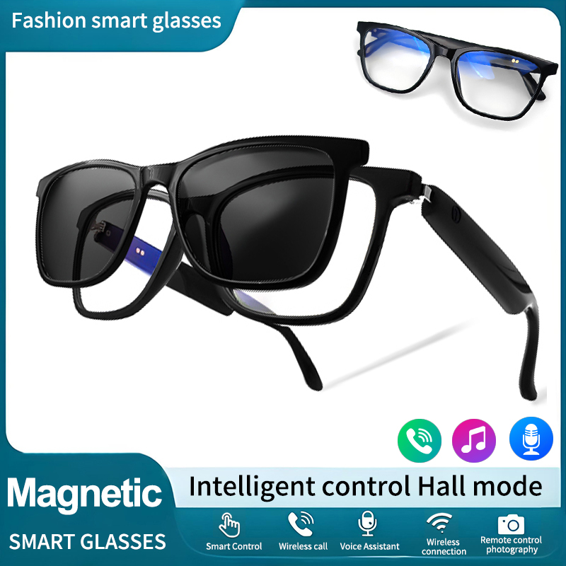 Audio Music Light - LIGE Bluetooth Smart Sunglasses Magnetic Frame