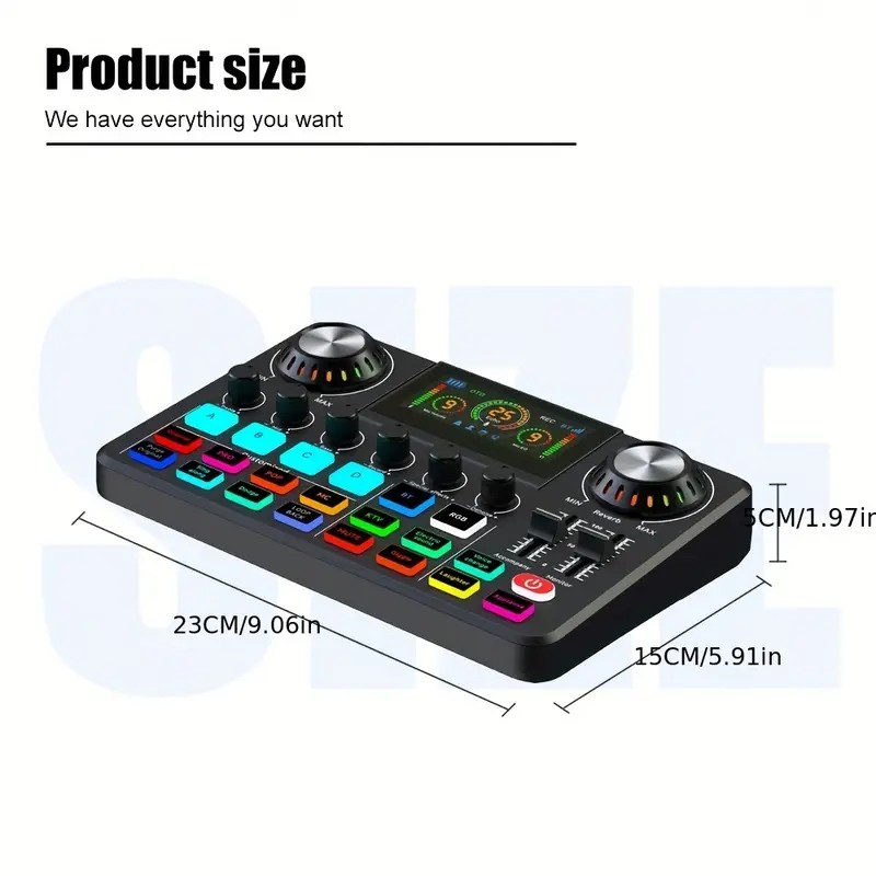 Audio And Music Mixer - Audio Mixer, Live Sound Card with