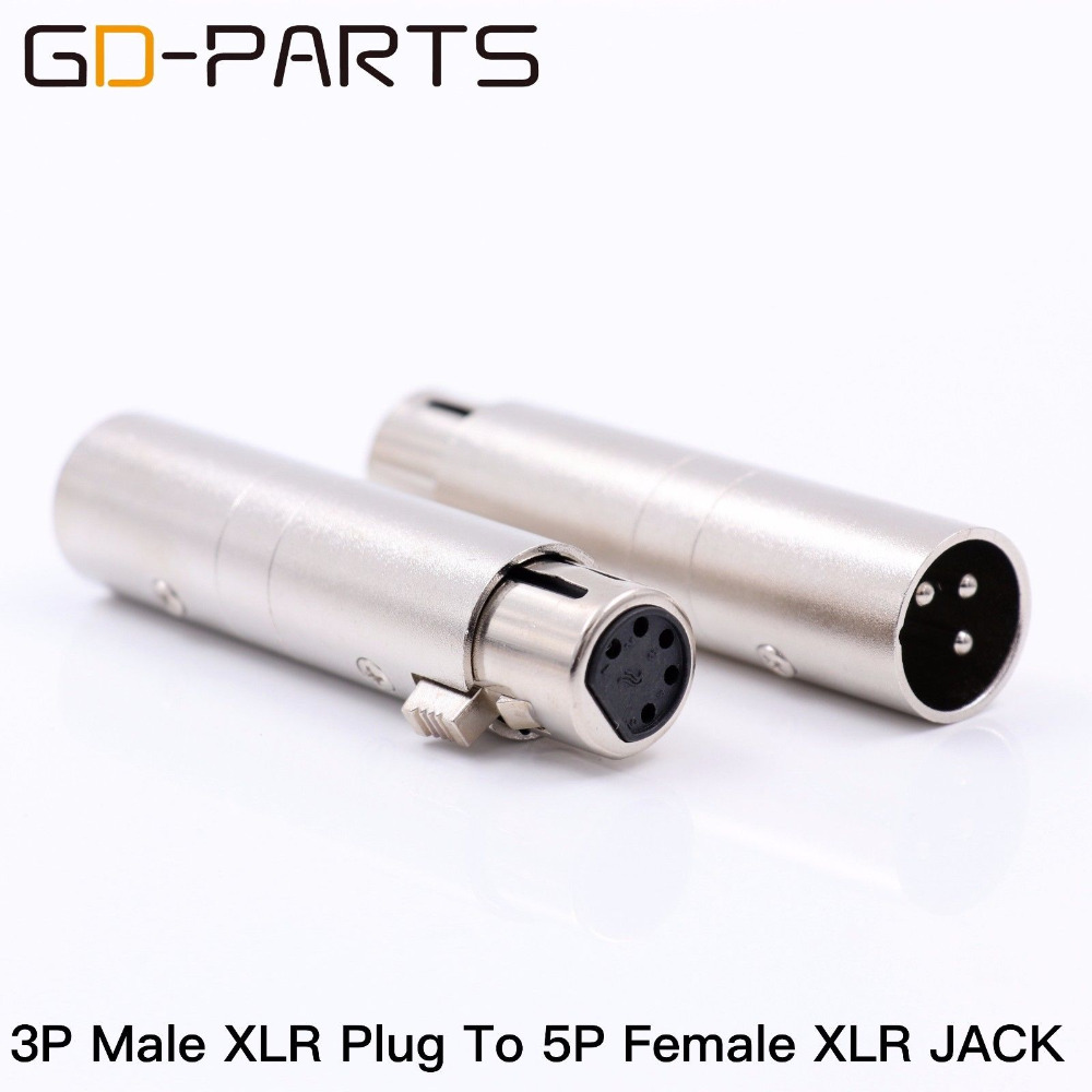 Audio Music Converter - Female 5Pin XLR to Male 3Pin