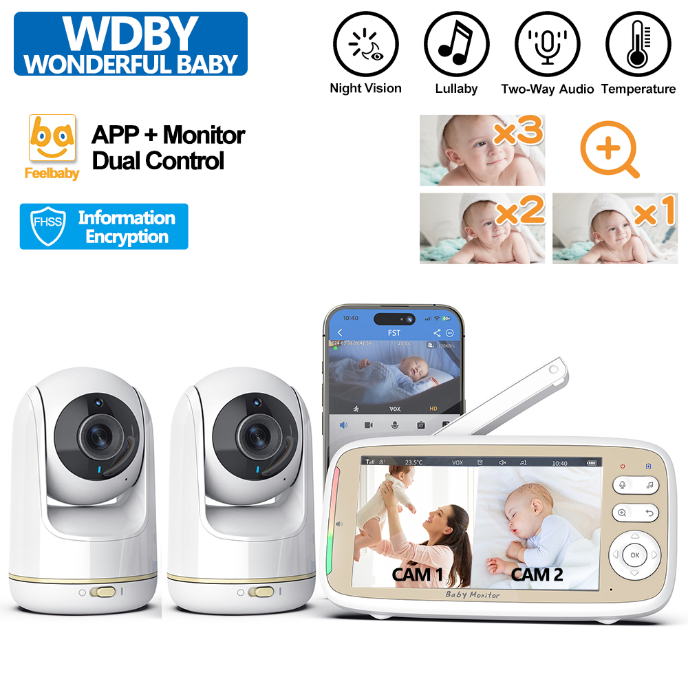 VB803 PRO Baby Monitor with 2p - Audio Music For Video 评论和价格