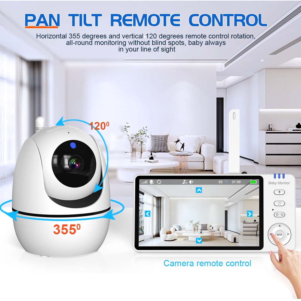 5 Inch Video Baby Monitor Indo - Audio Music For Video 评论和价格