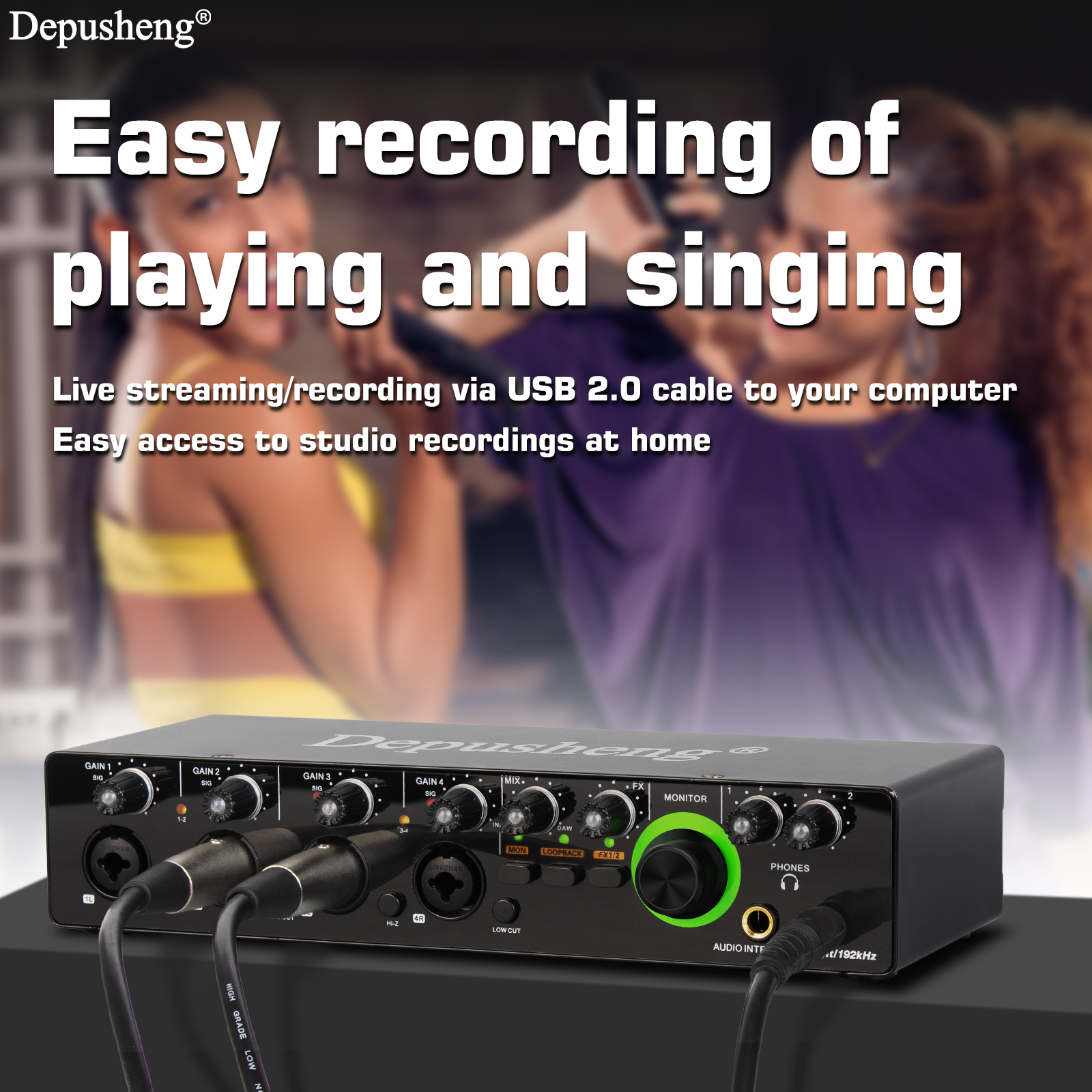 Depusheng Audio Interface RX4  - Audio Music Converter 评论和价格