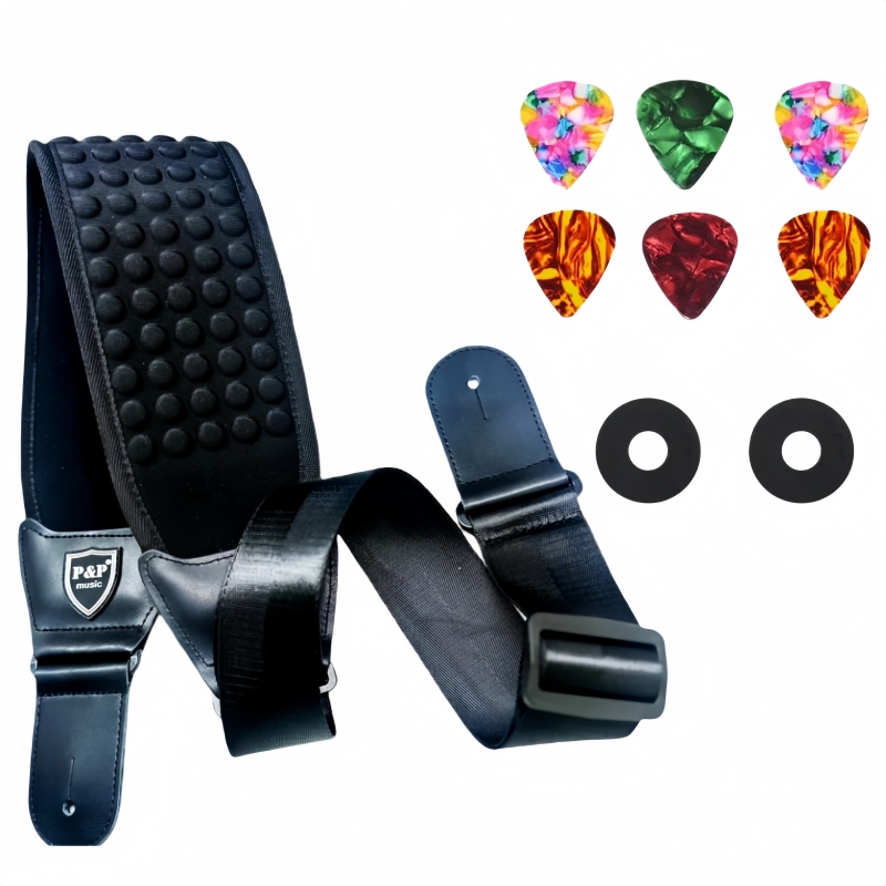 P&P Comfortable 3D Sponge Guit - Guitar Strap Padded 评论和价格