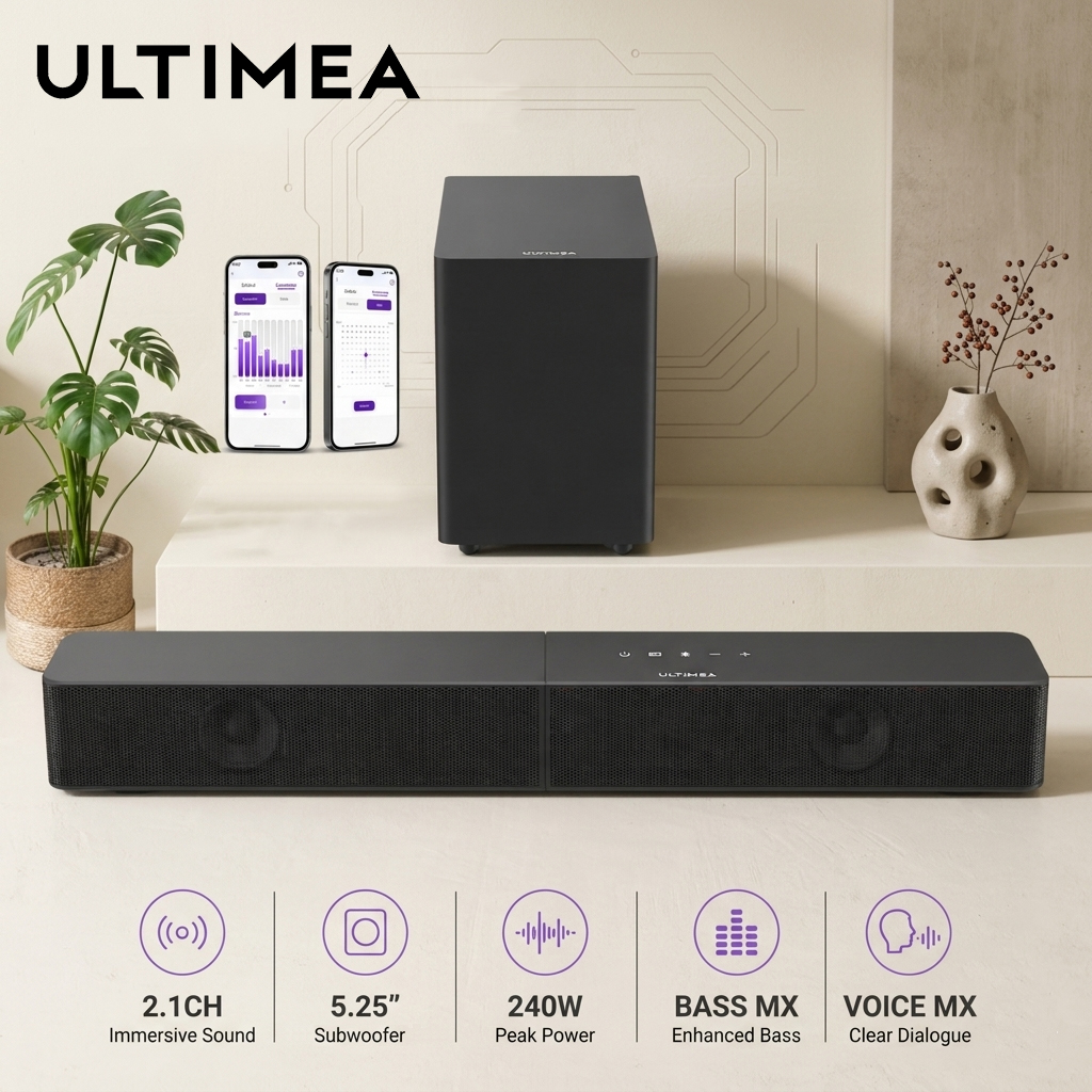 ULTIMEA Poseidon R3T 2.1ch Sou - Audio Music Center 评论和价格