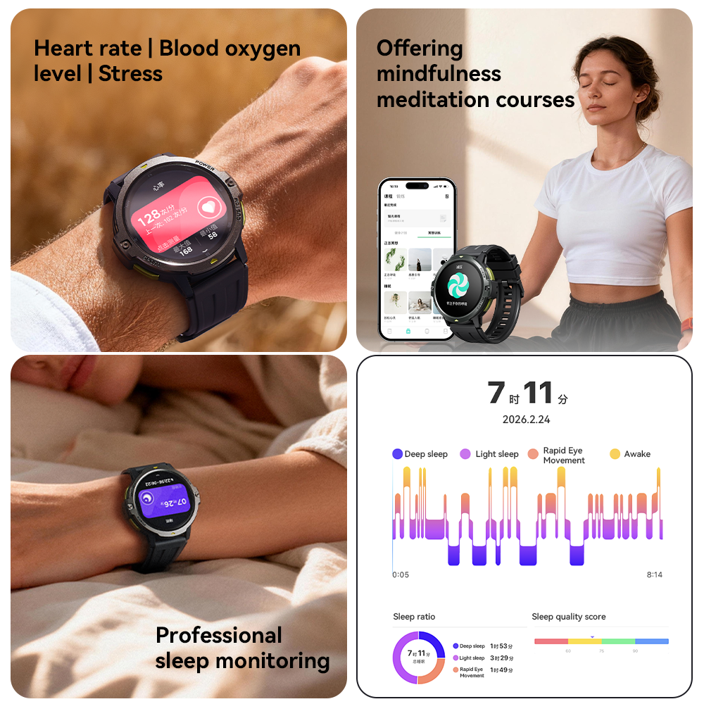 Dido AI Fit Pro GPS Smartwatch - Audio Music Light 评论和价格