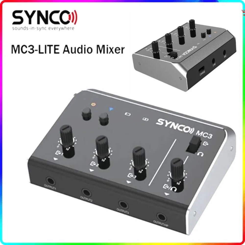 Synco MC3 Lite Audio Mixer 4 C - Audio And Music Mixer 评论和价格