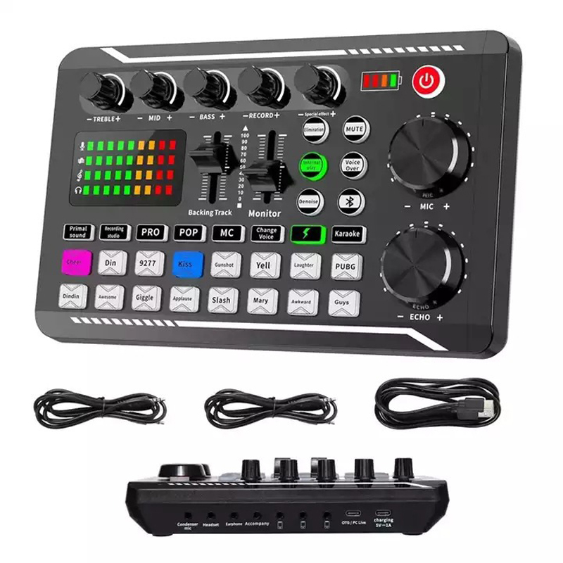F998 Live Sound Card Audio Tun - Audio Music Tiktok 评论和价格
