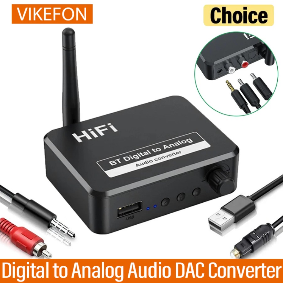 Bluetooth 5.0 Receiver Digital - Audio Music Converter 评论和价格