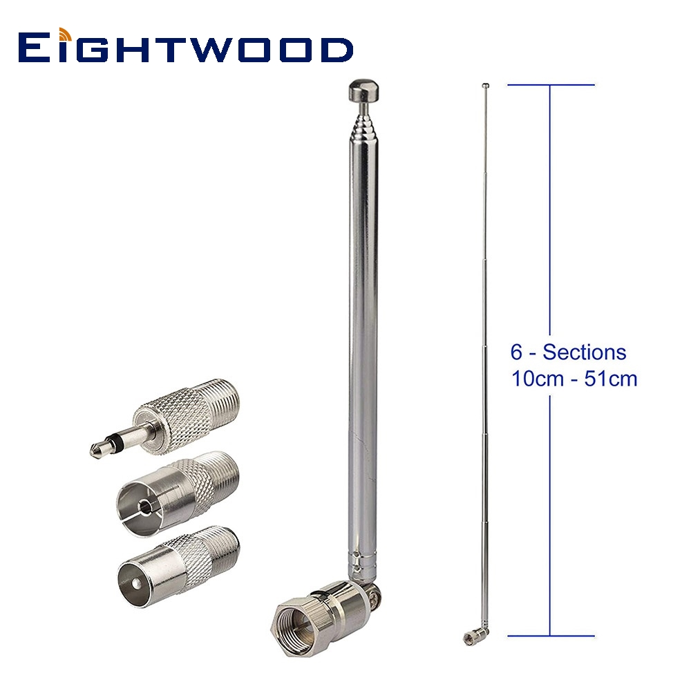 Eightwood FM Radio Antenna Rep - Audio Music Wave 评论和价格