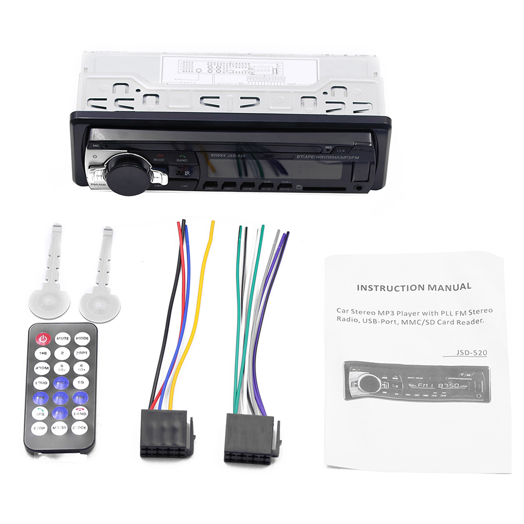 JSD-520 Car Bluetooth MP3 Play - Audio Music Recorder 评论和价格