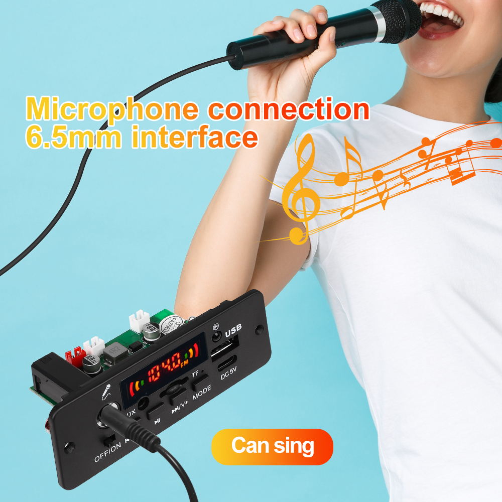 Power amplifier 2x5W Bluetooth - Audio Music Free Mp3 评论和价格