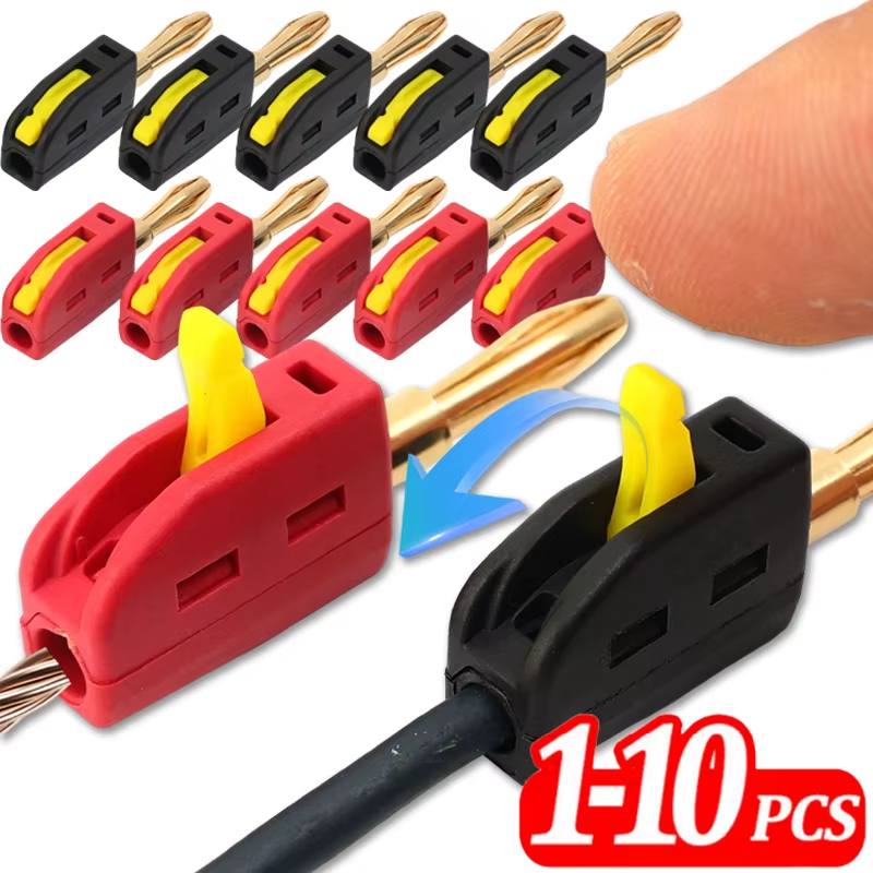 1-10Pcs Banana Plug High Curre - Audio Music Test 评论和价格