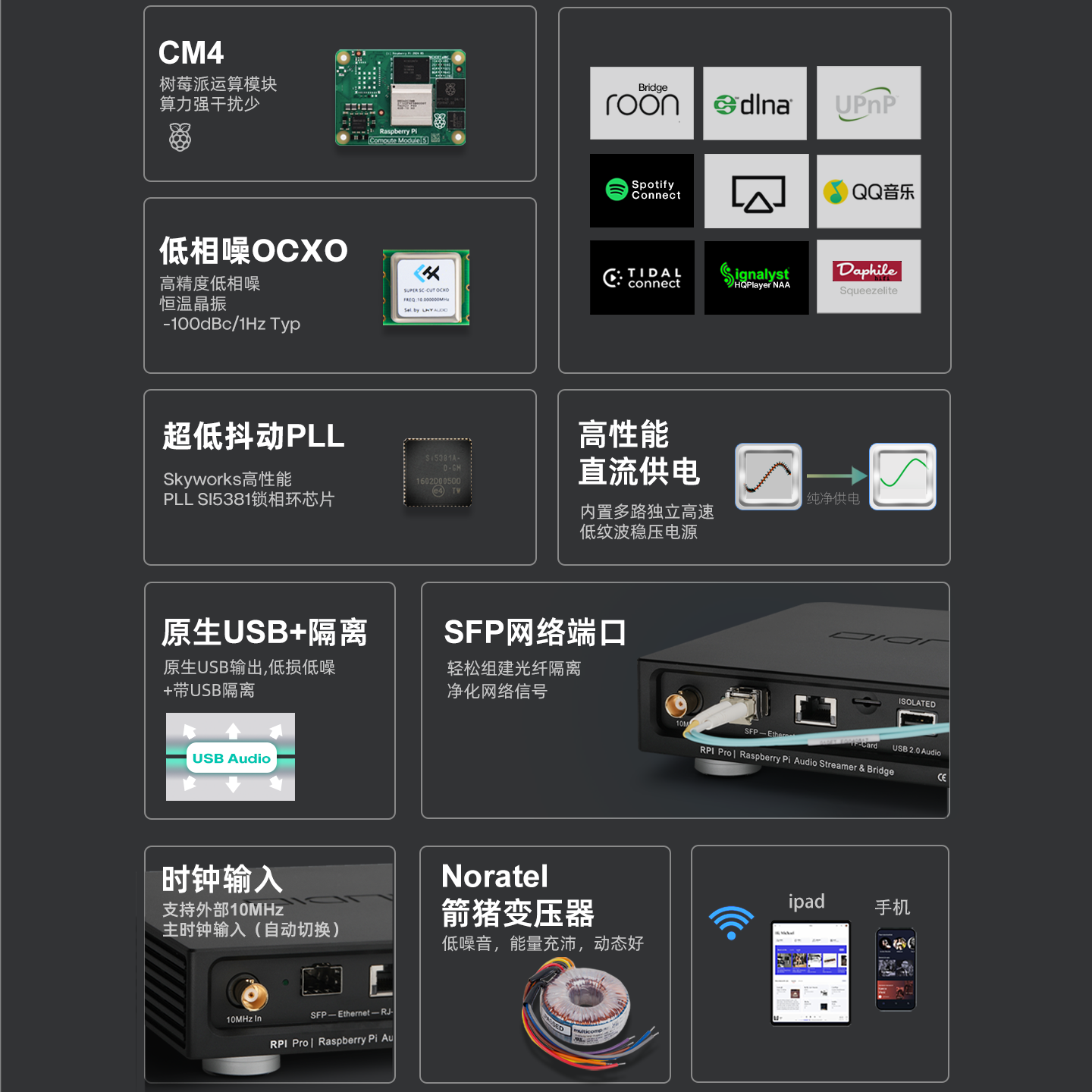 Tiger Fish Audio RPI Pro Strea - Audio Music Player 评论和价格