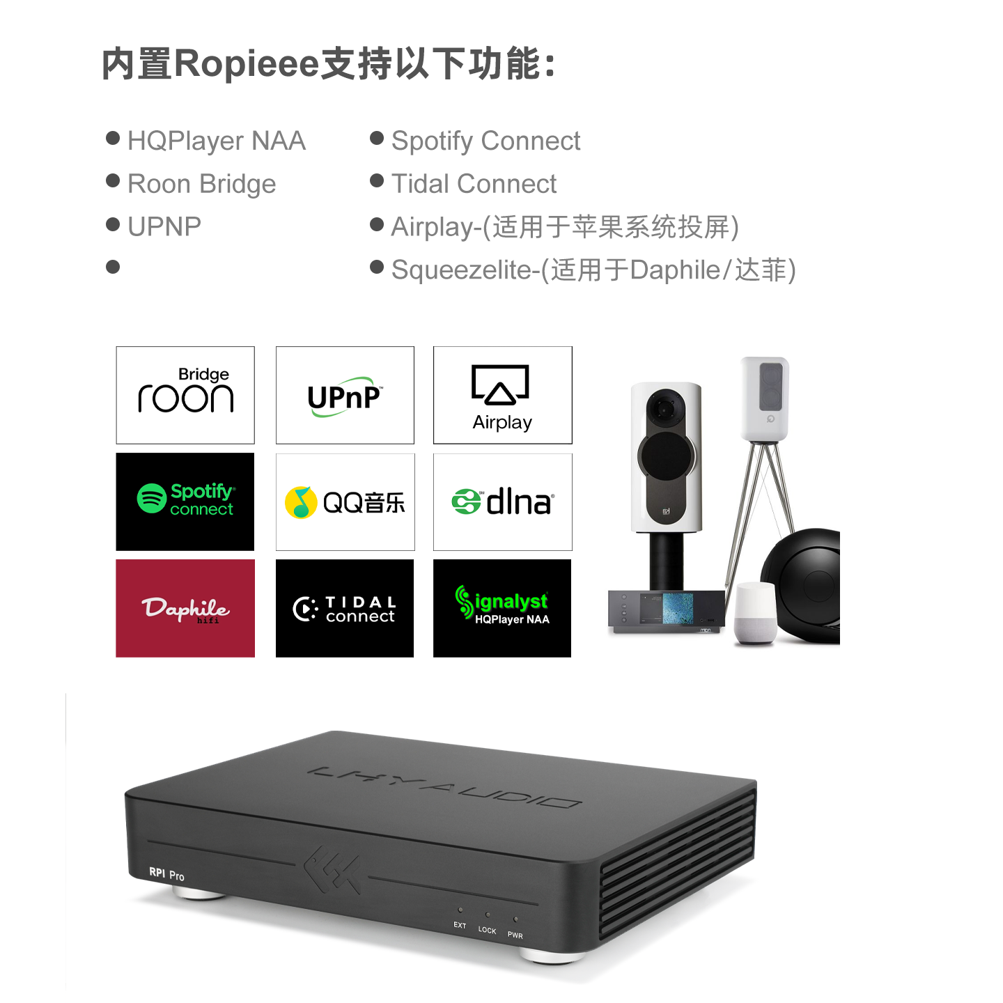 Tiger Fish Audio RPI Pro Strea - Audio Music Player 评论和价格
