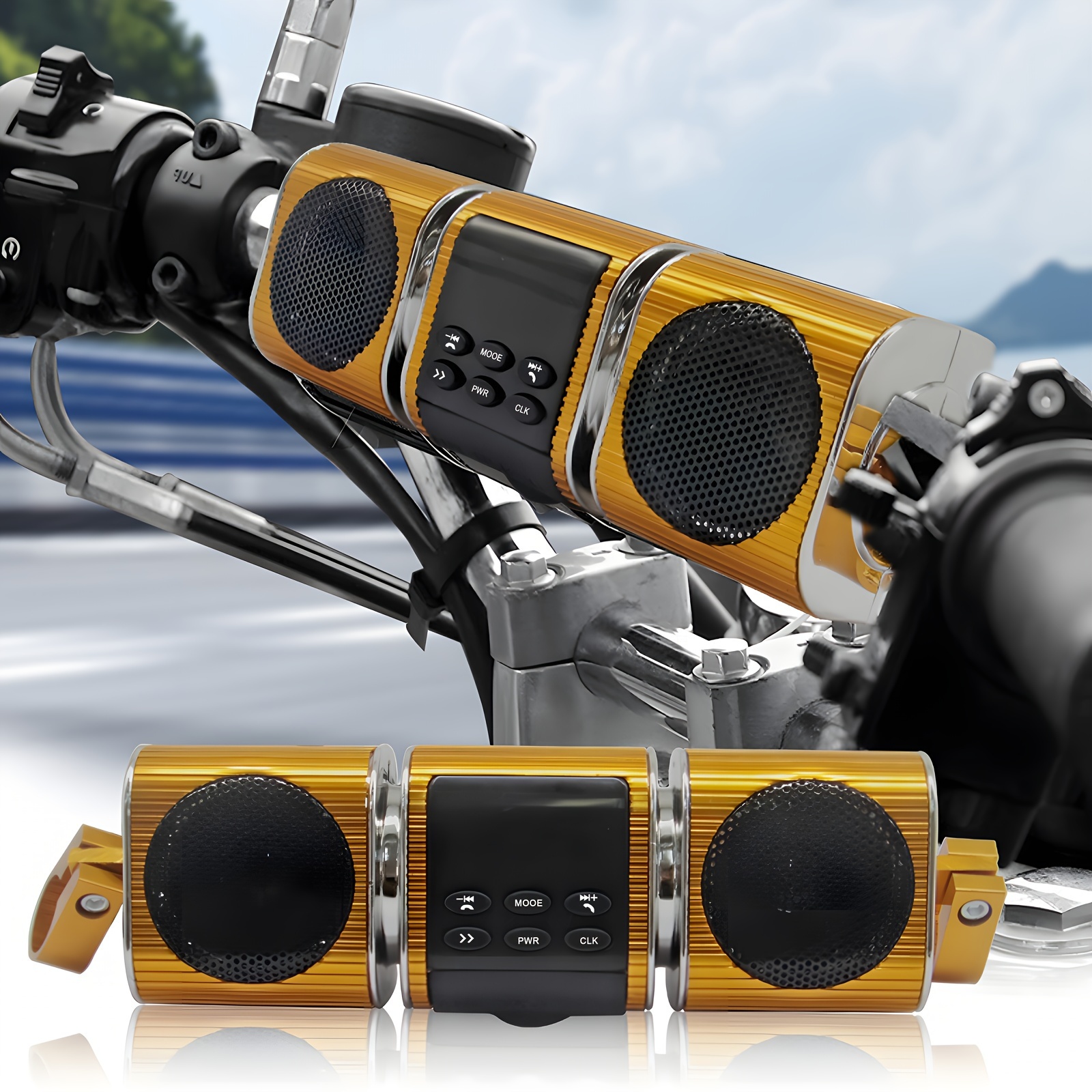 Motorcycle Speakers with Built - Audio Music Player 评论和价格