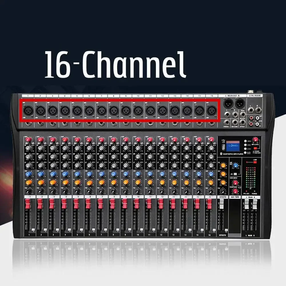 16 Channel Audio Mixer 6 Music - Audio And Music Mixer 评论和价格
