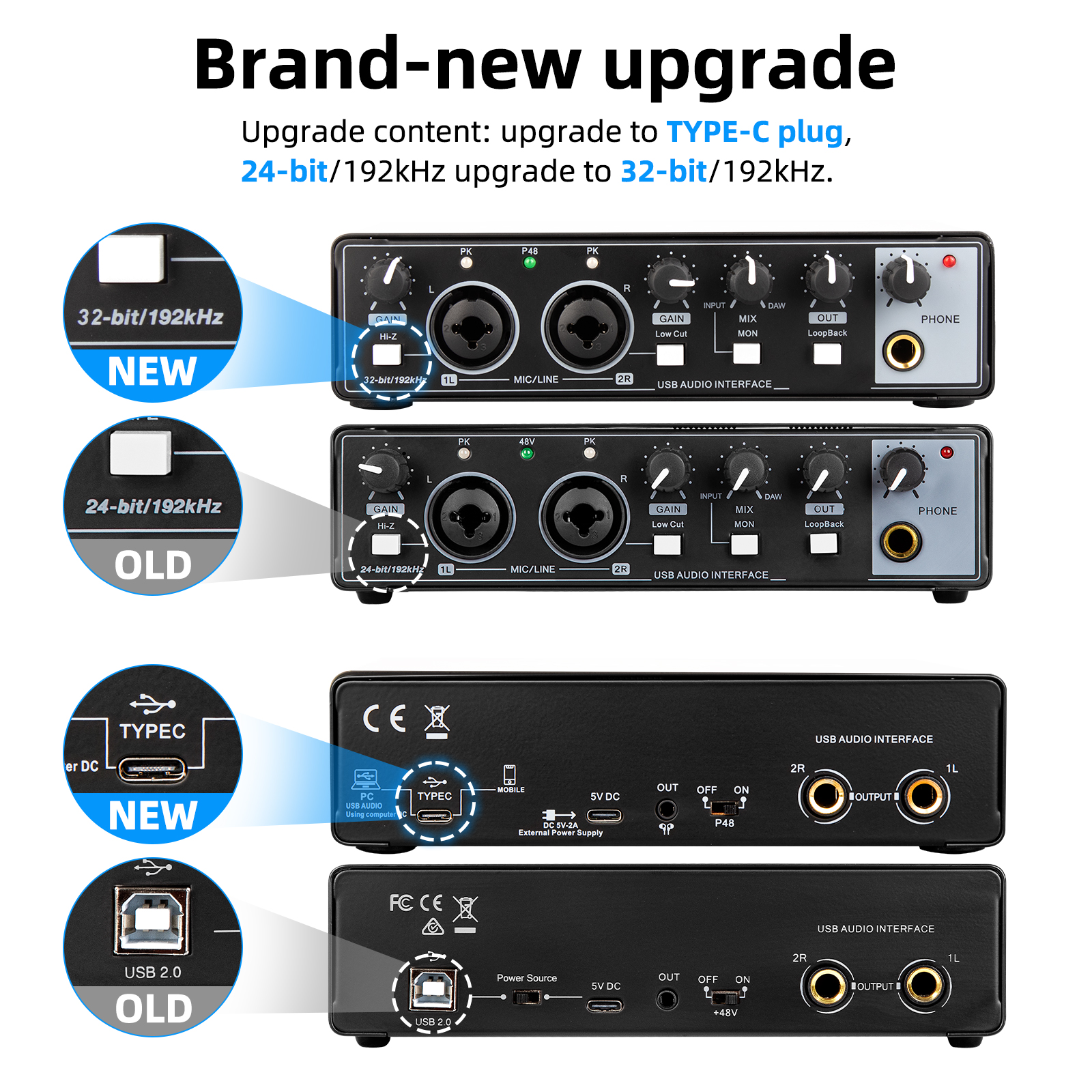 Audio Interface Portable Sound - Audio And Music Mixer 评论和价格