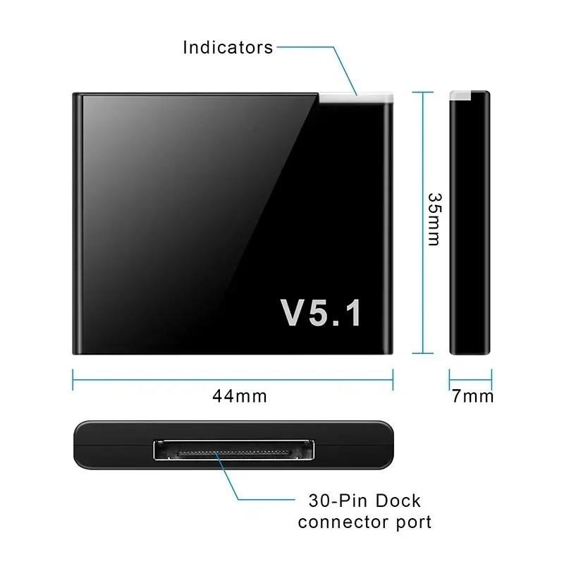 VIKEFON I-WAVE 30 Pin Bluetoot - Audio Music Wave 评论和价格
