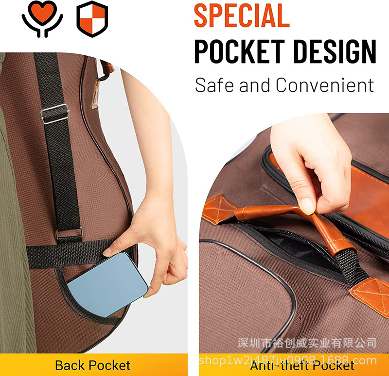 Guitar Backpack with 10mm Thic - Guitar Strap Padded 评论和价格