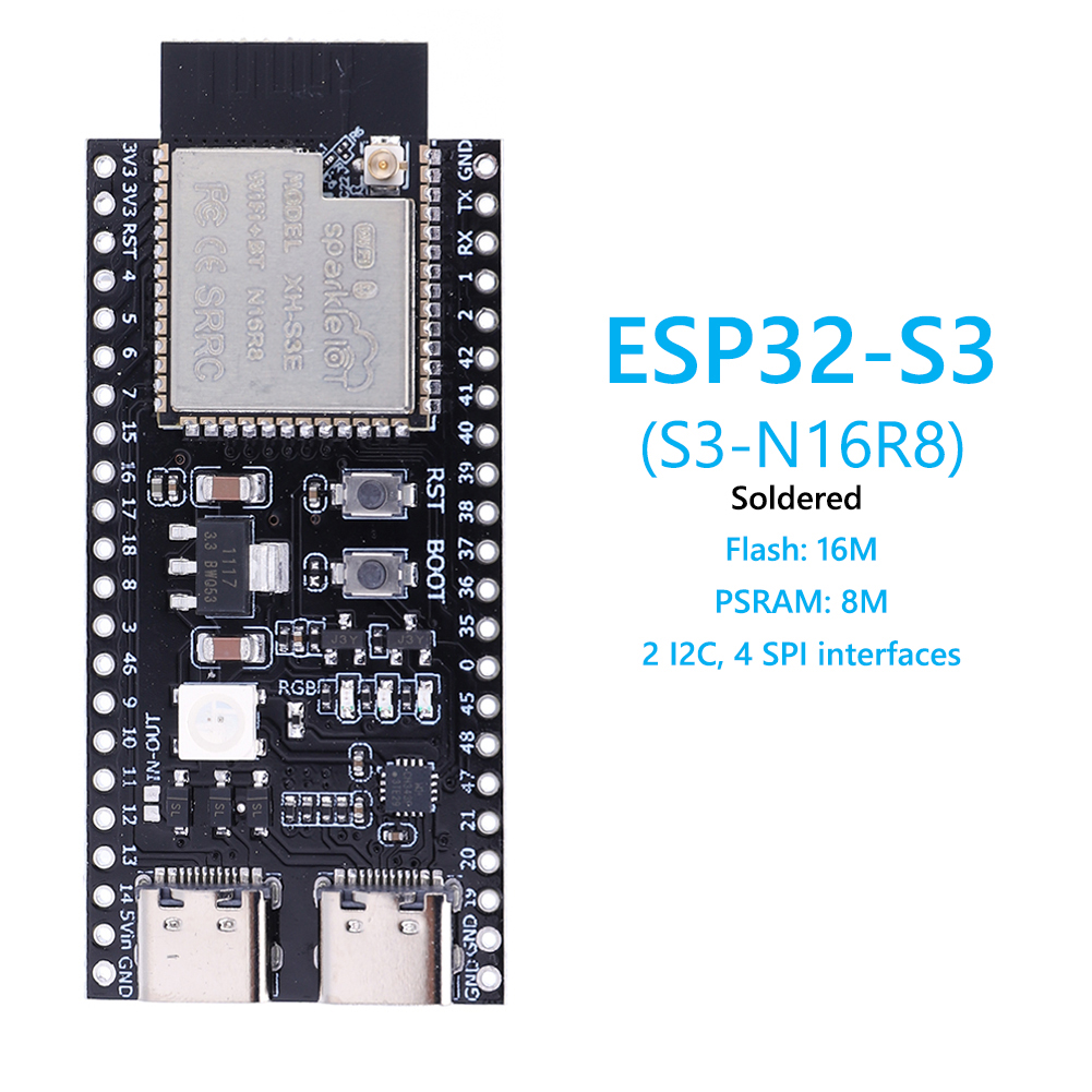 ESP32 S3 N16R8 N8R2 Dual Type- - Audio Music Converter 评论和价格