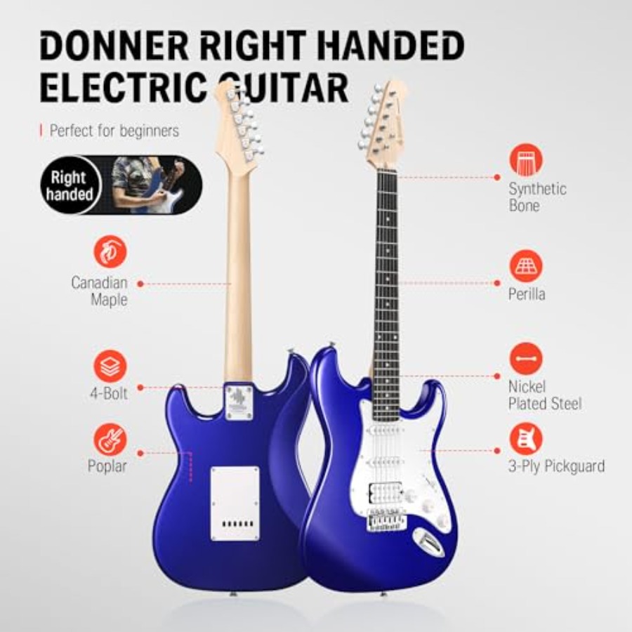 Electric Guitar Kit for Beginn - Guitar Capo Clip 评论和价格