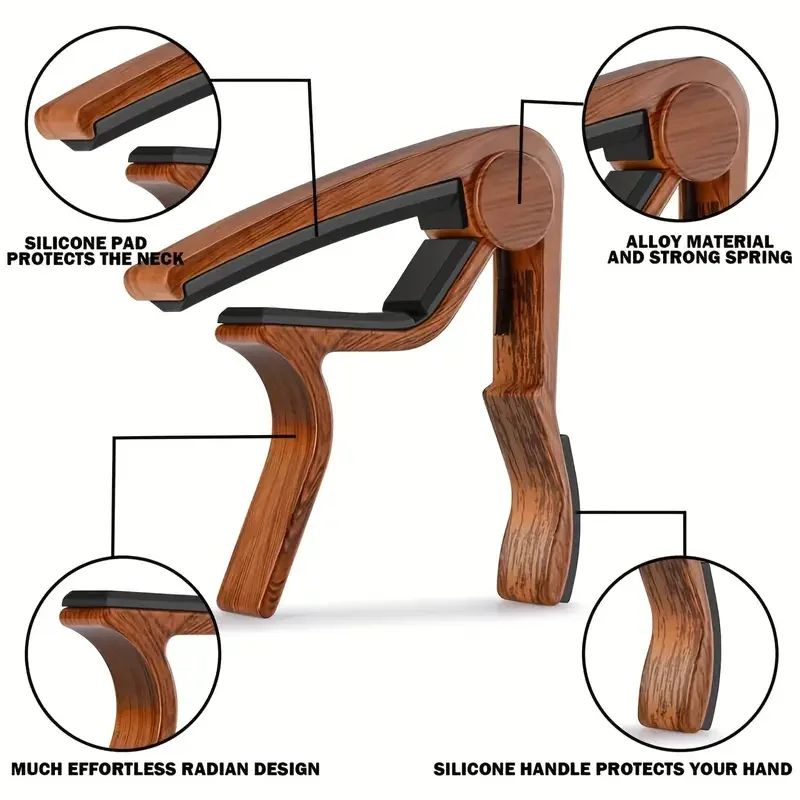 High-Quality Zinc Alloy Guitar - Guitar Capo Clip 评论和价格