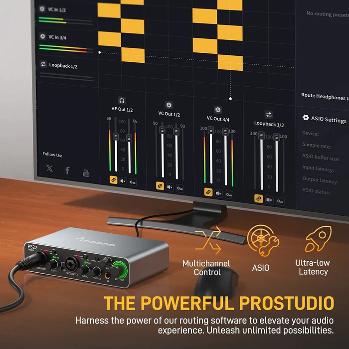 MAONO PS22 Professional Audio  - Audio And Music Mixer 评论和价格