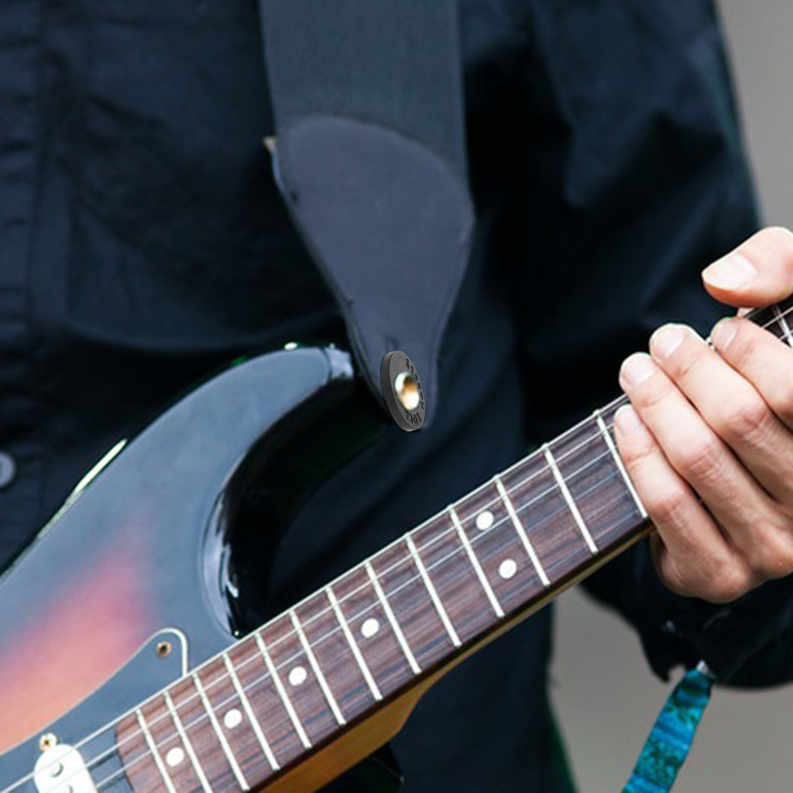 10Pcs Anti Slip Silicone Gaske - Guitar Strap Padded 评论和价格