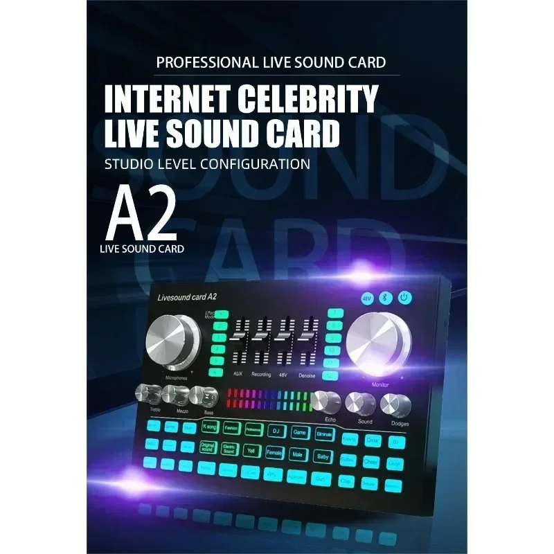 A2 Soundcard live Sound Card B - Audio And Music Mixer 评论和价格