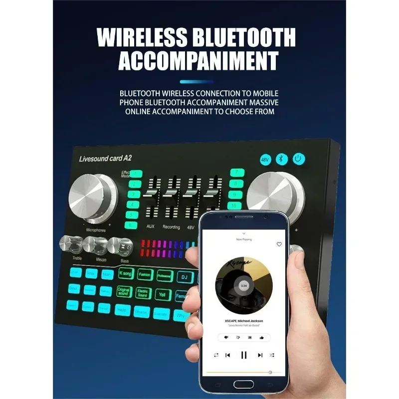 A2 Soundcard live Sound Card B - Audio And Music Mixer 评论和价格