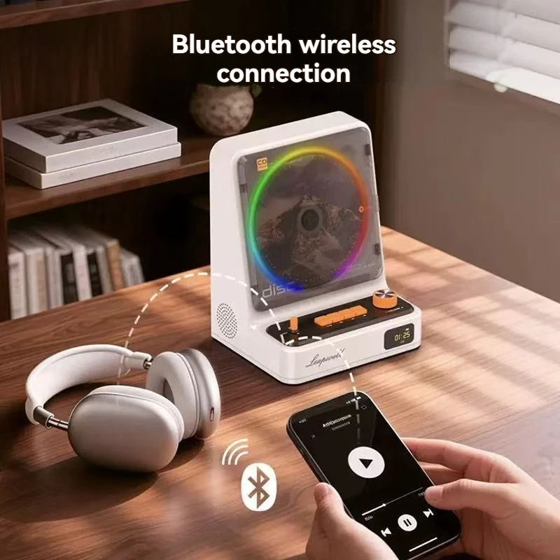 New L-CD211 Retro CD Player Wi - Apple Music Audio Quality 评论和价格