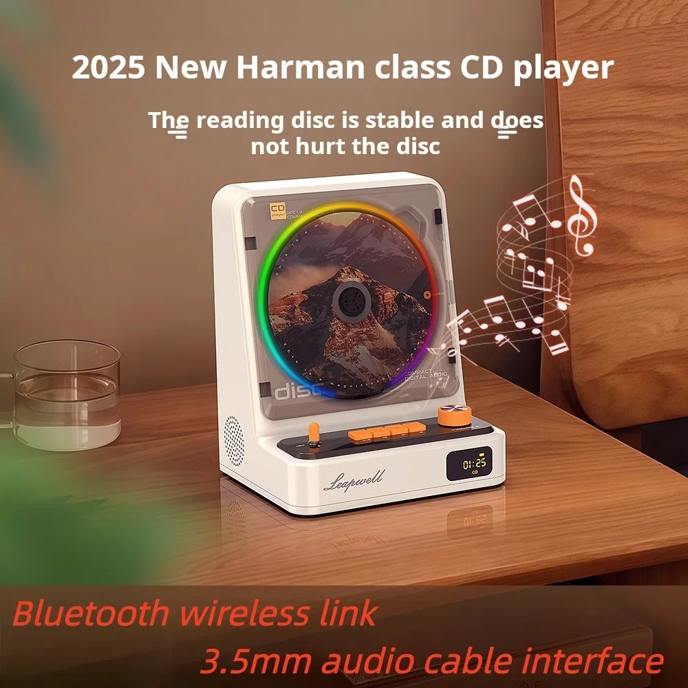 New L-CD211 Retro CD Player Wi - Apple Music Audio Quality 评论和价格