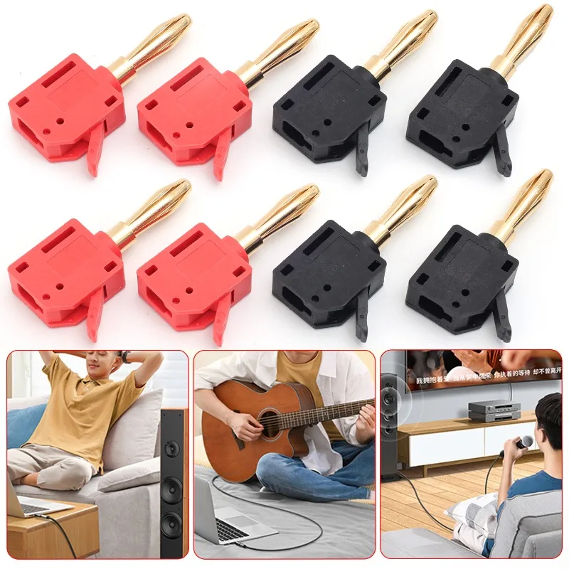 4mm 32A No Solder Banana Plug  - Audio Music Test 评论和价格