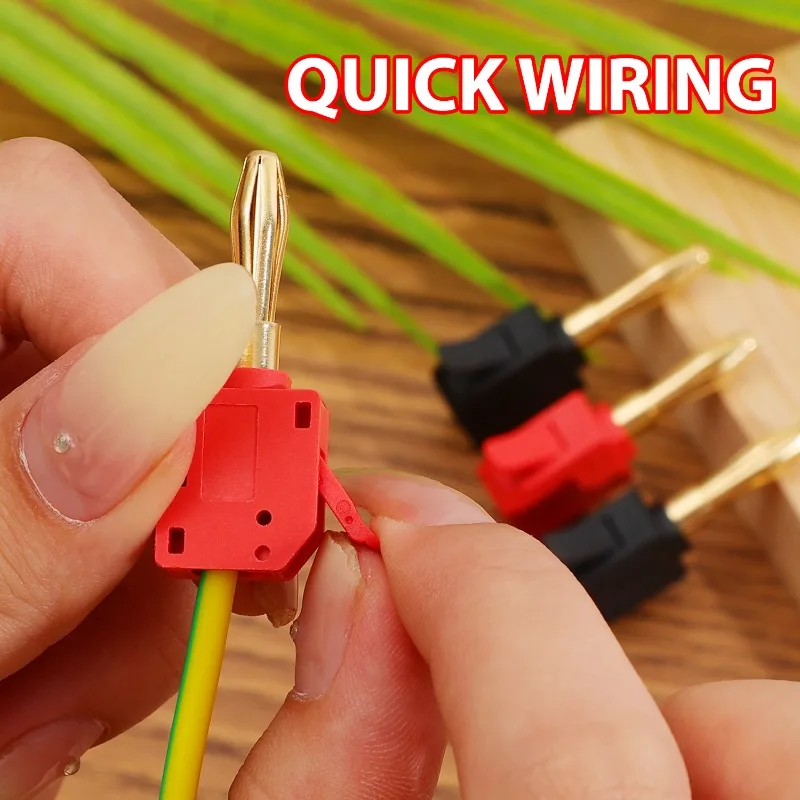 4mm 32A No Solder Banana Plug  - Audio Music Test 评论和价格