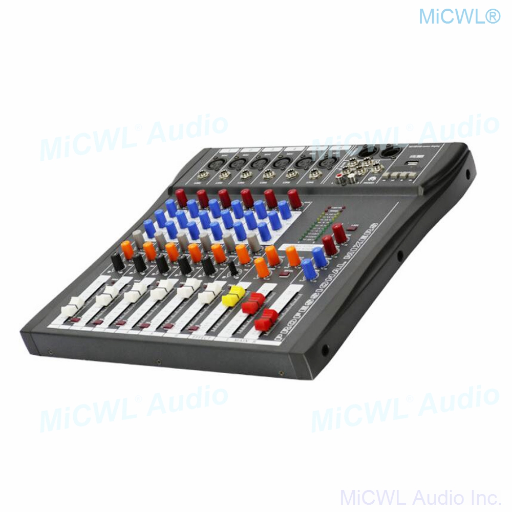 Audio-Mixer MiCWL 6 Channel Bl - Audio And Music Mixer 评论和价格