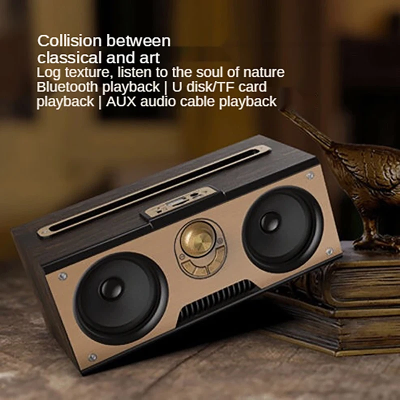 Wireless Dual Audio Wooden Por - Audio Music Center 评论和价格