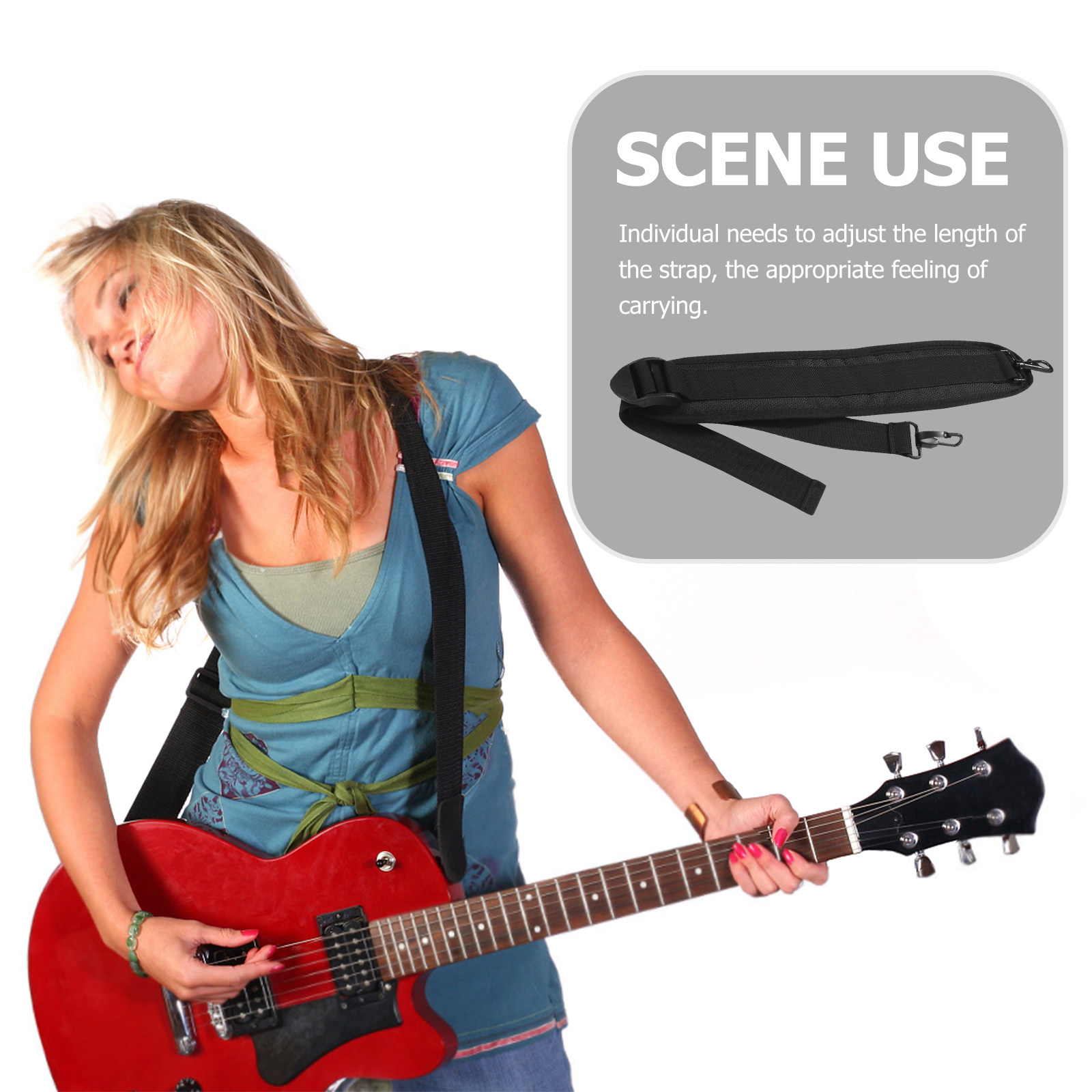 2Pcs Comfortable Padded Should - Guitar Strap Padded 评论和价格