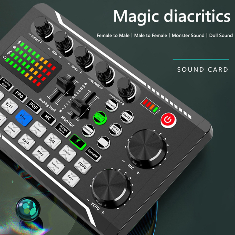 F998 Live Sound Card Audio DJ  - Audio Music Tiktok 评论和价格