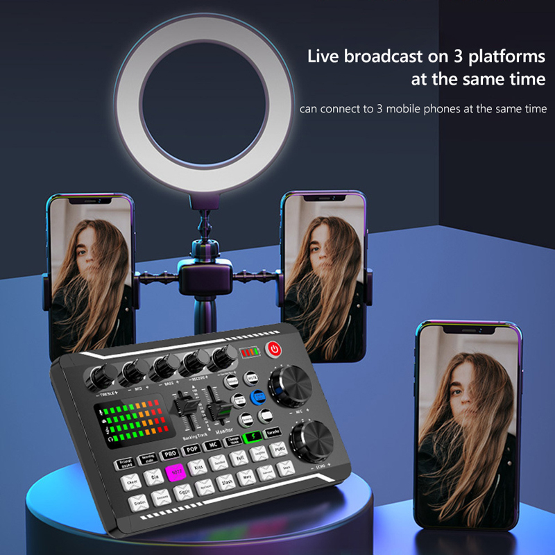 F998 Live Sound Card Audio DJ  - Audio Music Tiktok 评论和价格