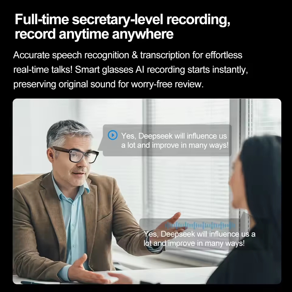 2026 New AI Smart Glasses with - Audio Music For Video 评论和价格