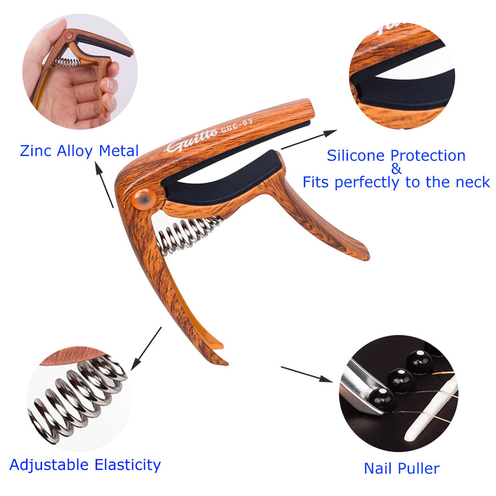 JOYO Guitto Series GGC-03 Guit - Guitar Capo Clip 评论和价格