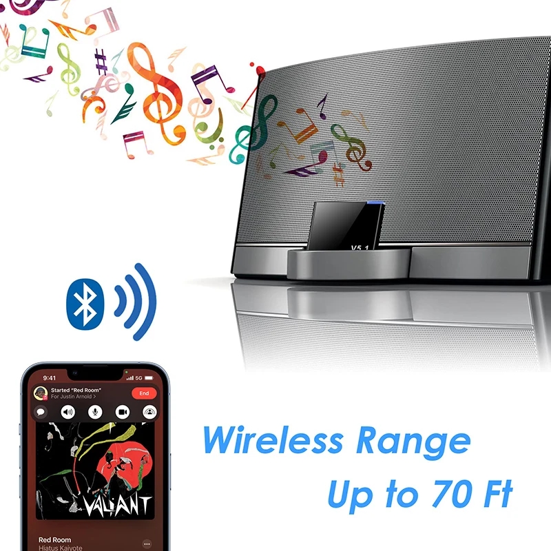 I-WAVE 30 Pin Bluetooth 5.1 Au - Audio Music Wave 评论和价格