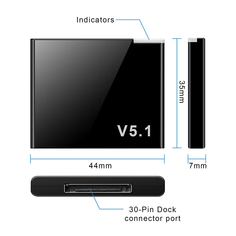 I-WAVE 30 Pin Bluetooth 5.1 Au - Audio Music Wave 评论和价格
