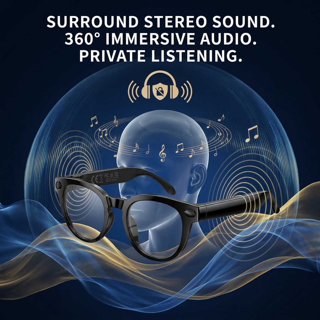 2026 New AI Smart Glasses with - Audio Music For Video 评论和价格