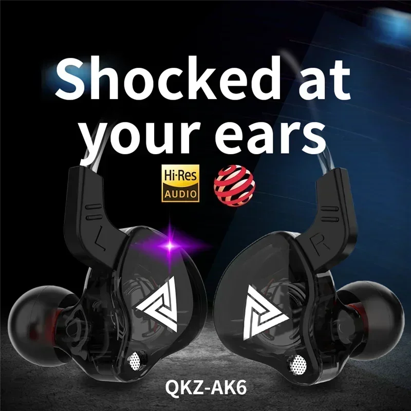 NEW QKZ AK6 Copper Driver HiFi - Audio And Music 评论和价格