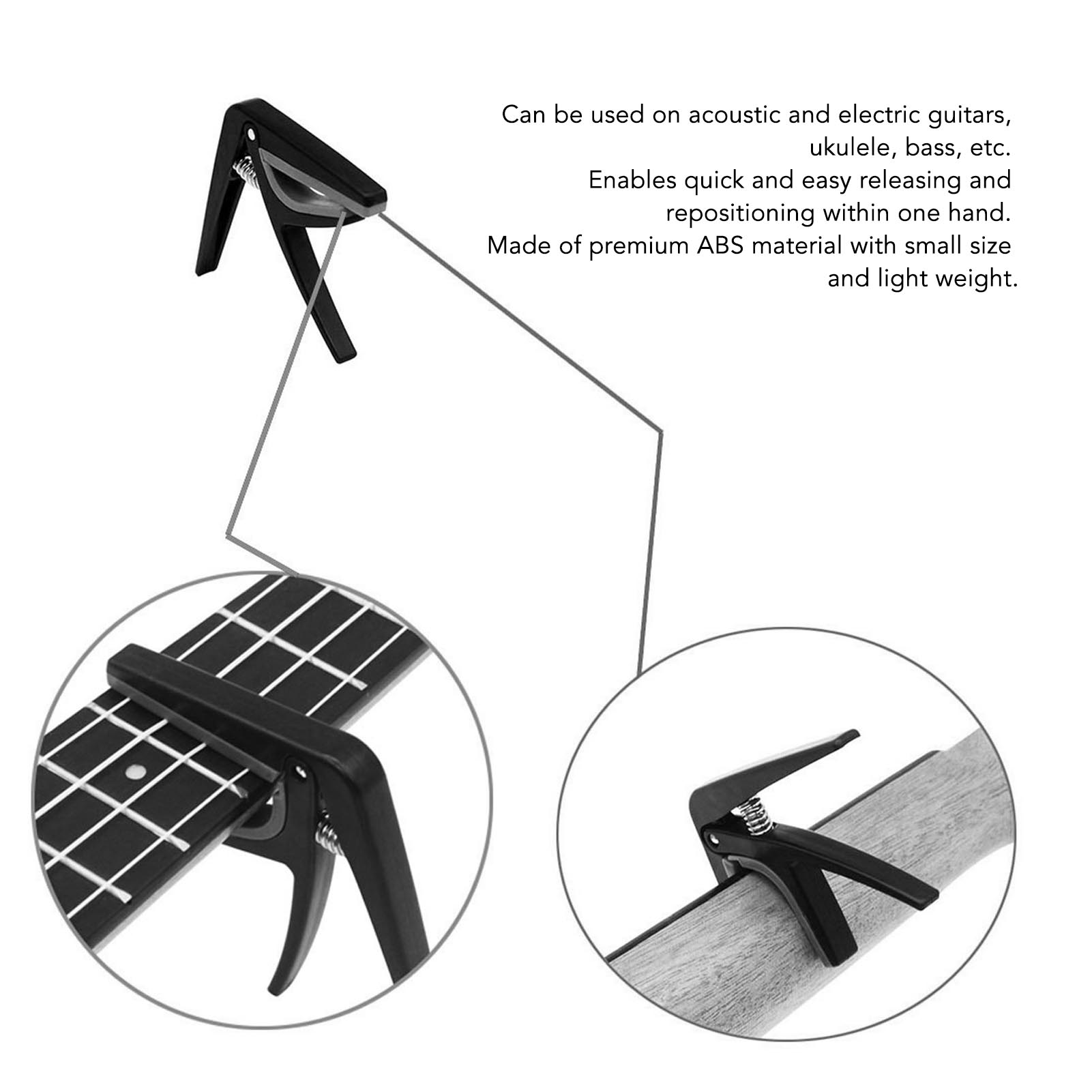 Ukulele Capo Quick Release Ton - Guitar Capo Clip 评论和价格