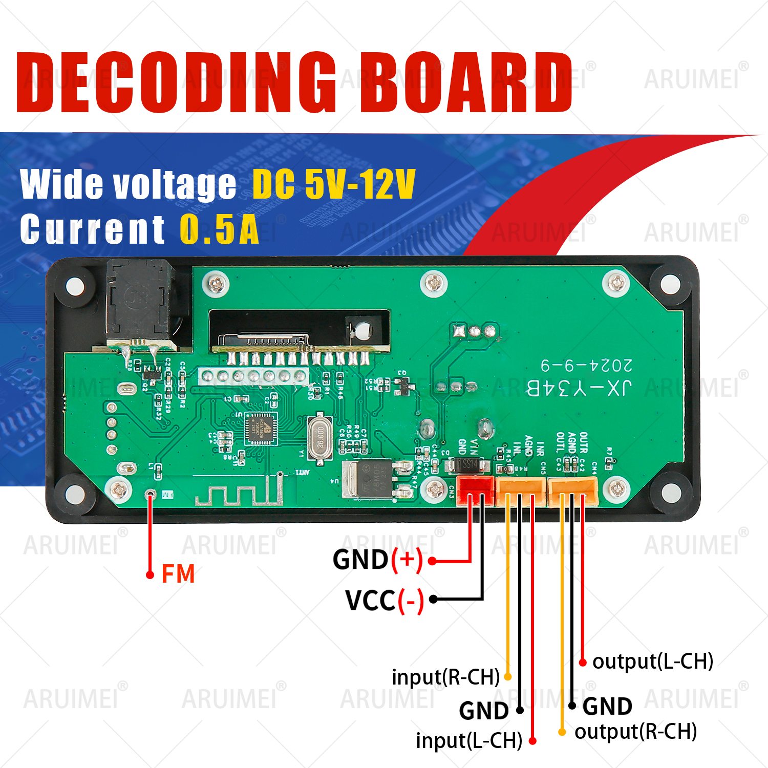 DC 5V 12V Bluetooth 5.0 MP3 WM - Audio Music Recorder 评论和价格