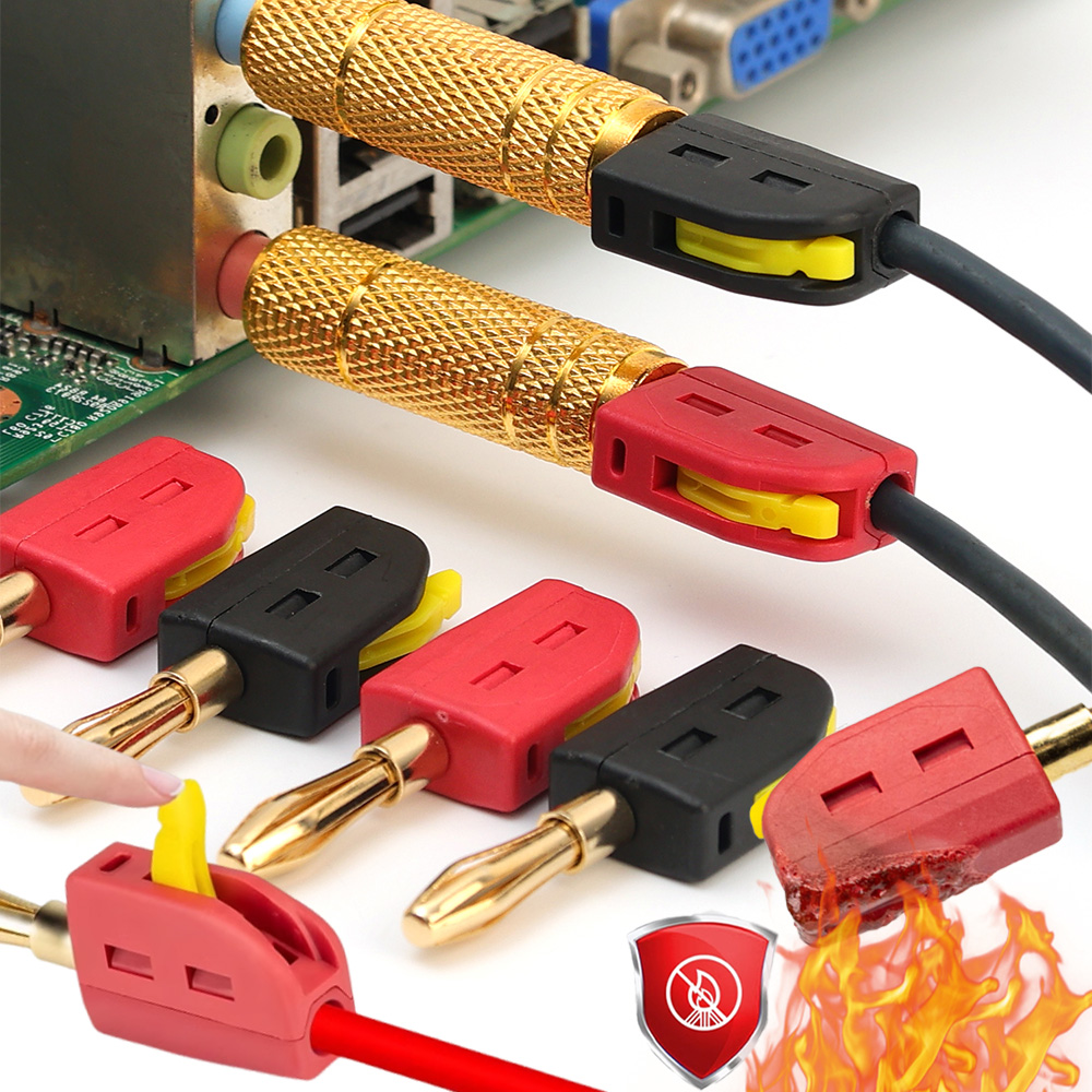No Solder Banana Plug Quick Wi - Audio Music Test 评论和价格